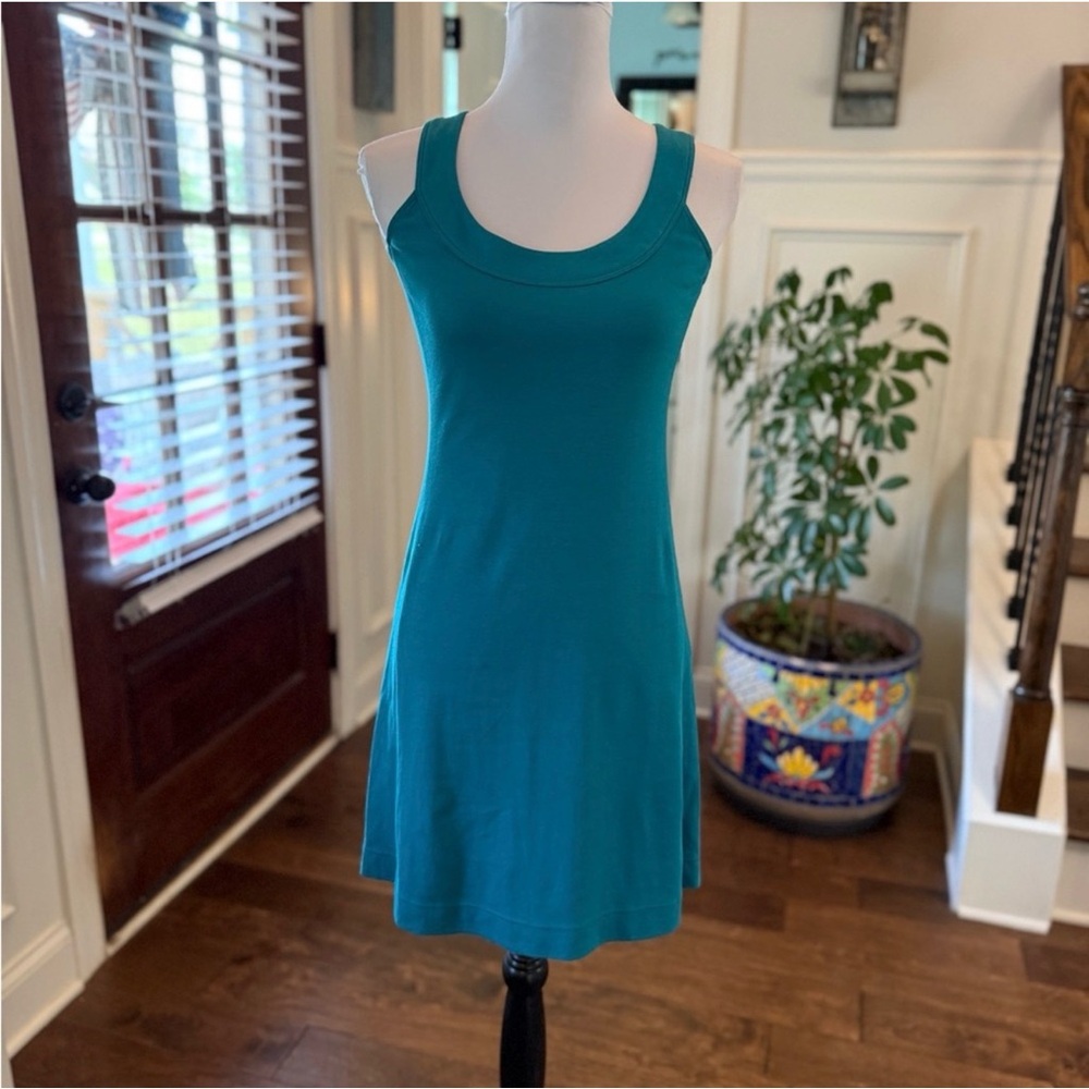 New York & Company NWOT Teal Stretchy Dress
